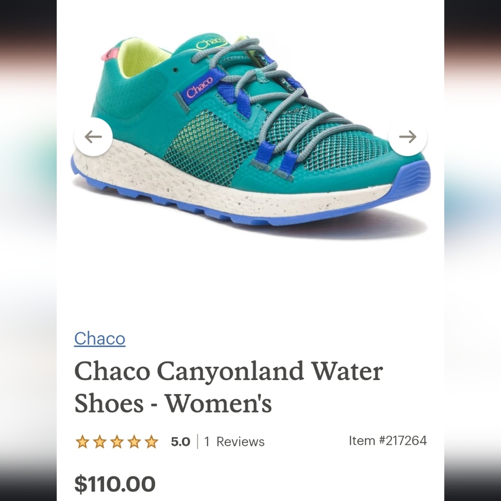 Chaco Canyonland Water shoes/ tennis shoes size 8 womens